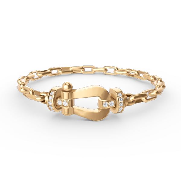[CharmAmor]FORCE LARGE HORSESHOE CLASP  METAL BRACELET