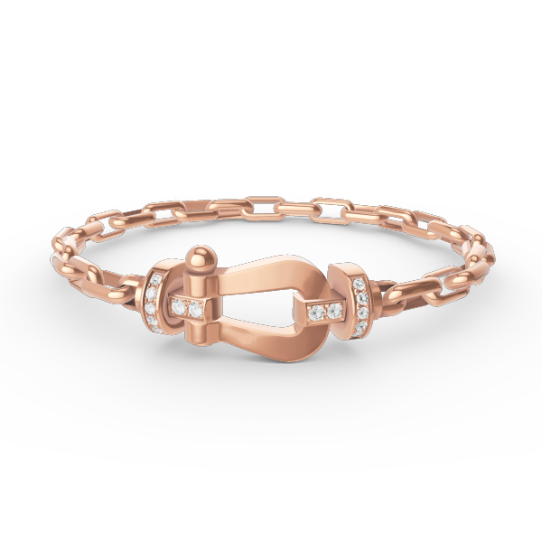 [CharmAmor]FORCE LARGE HORSESHOE CLASP  METAL BRACELET