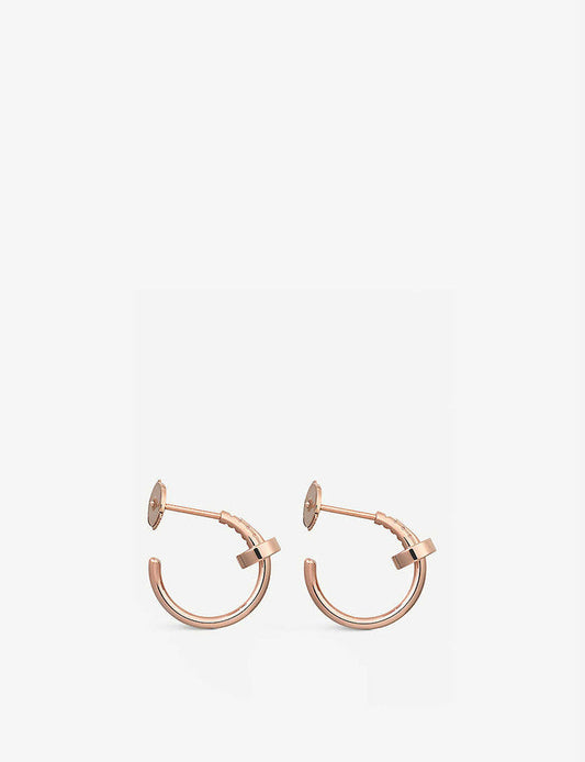 [CharmAmor]JUSTE EARRINGS PINK GOLD