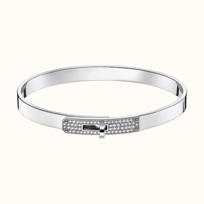 [CharmAmor]KELLY SILVER DIAMOND BRACELET