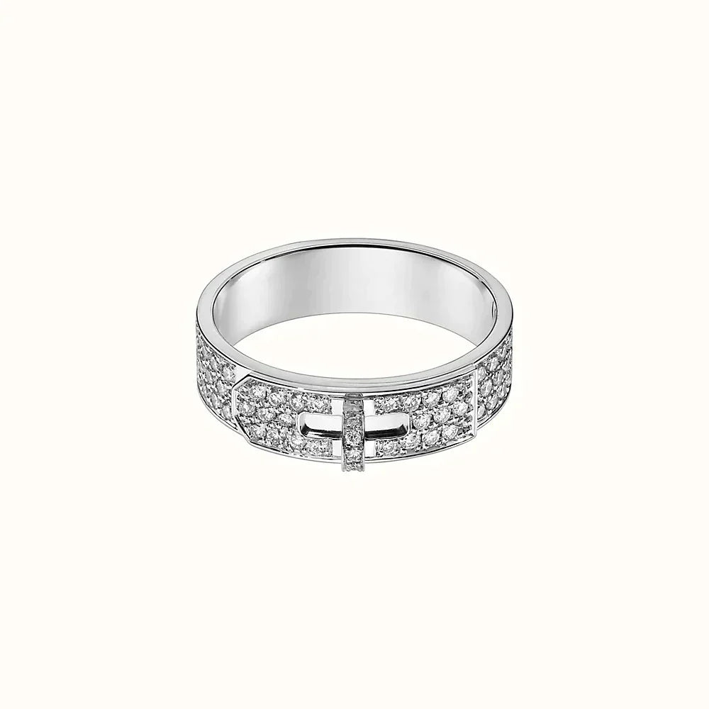 [CharmAmor]KELLY SILVER DIAMOND RING
