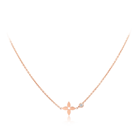 [CharmAmor]BLOSSOM PENDANT PINK GOLD AND DIAMOND