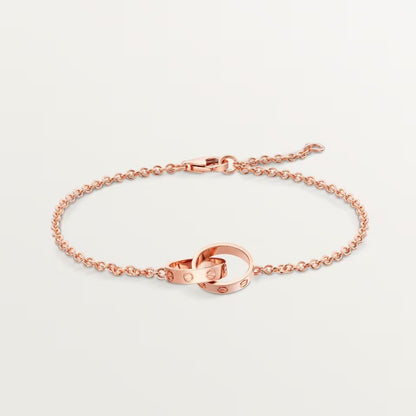 [CharmAmor]LOVE BRACELET DOUBLE RING