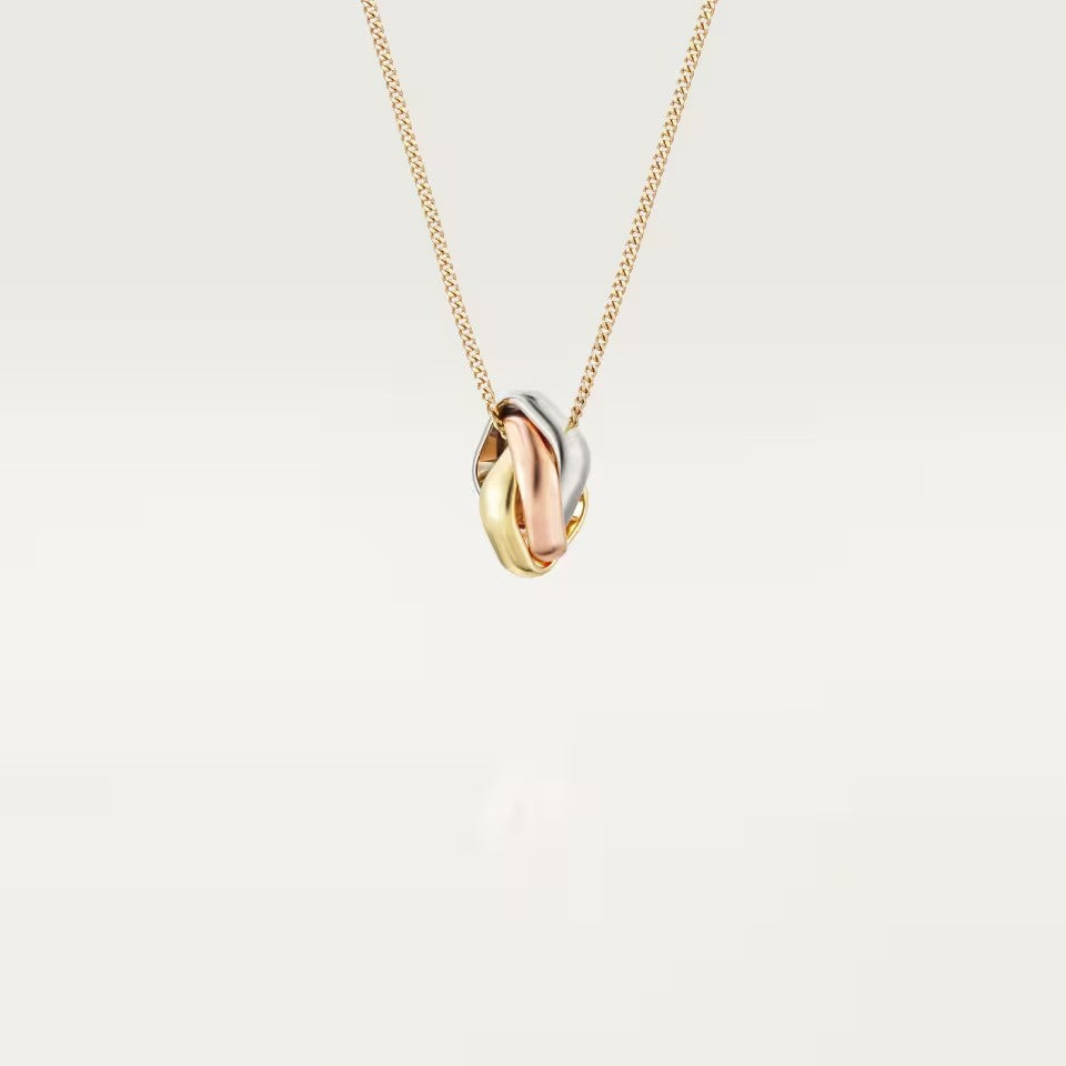 [CharmAmor]TRINITY CUSHION NECKLACE COLLECTION