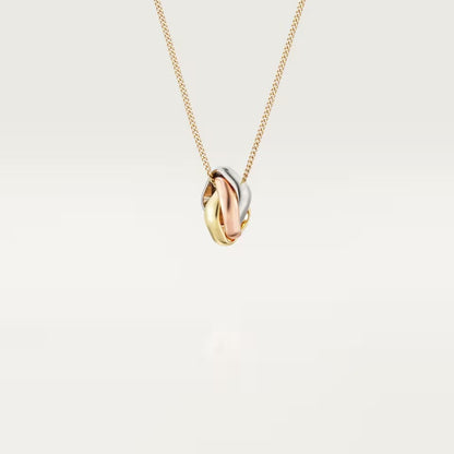 [CharmAmor]TRINITY CUSHION NECKLACE COLLECTION