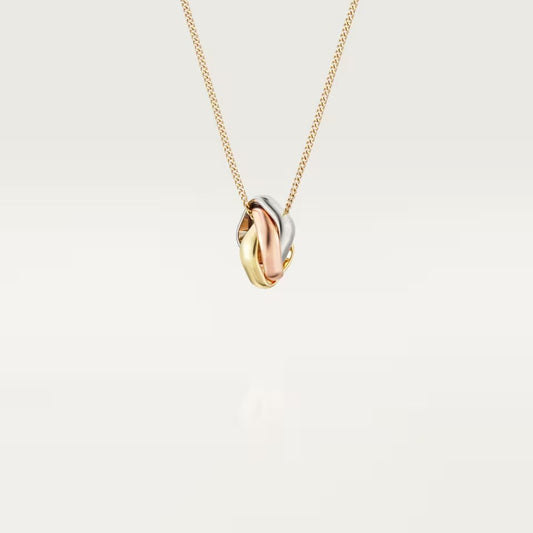 [CharmAmor]TRINITY CUSHION NECKLACE COLLECTION