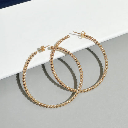 [CharmAmor]SMOOTH BEAD STUD EARRINGS