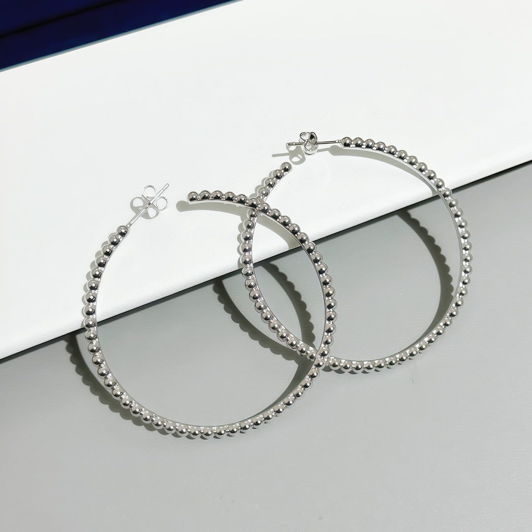 [CharmAmor]SMOOTH BEAD STUD EARRINGS
