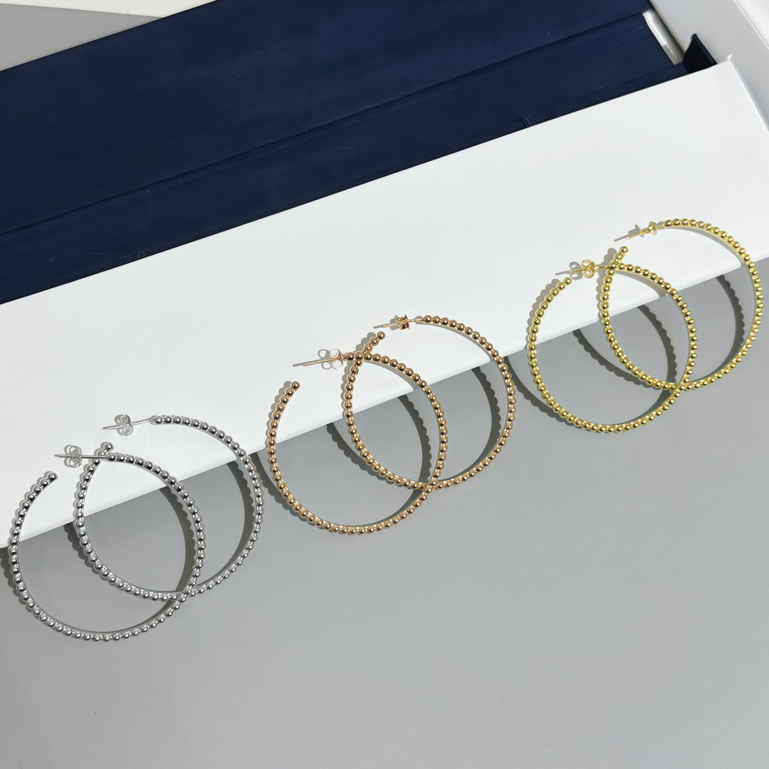 [CharmAmor]SMOOTH BEAD STUD EARRINGS