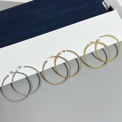 [CharmAmor]SMOOTH BEAD STUD EARRINGS