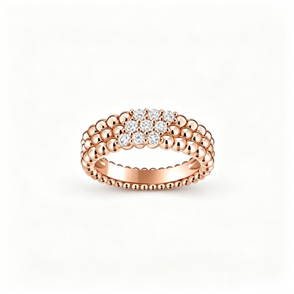 [CharmAmor]Five-row diamond bracelet