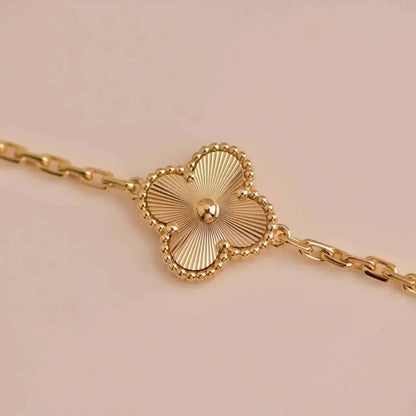 [CharmAmor]CLOVER 5 FLOWERS LASER BRACELET