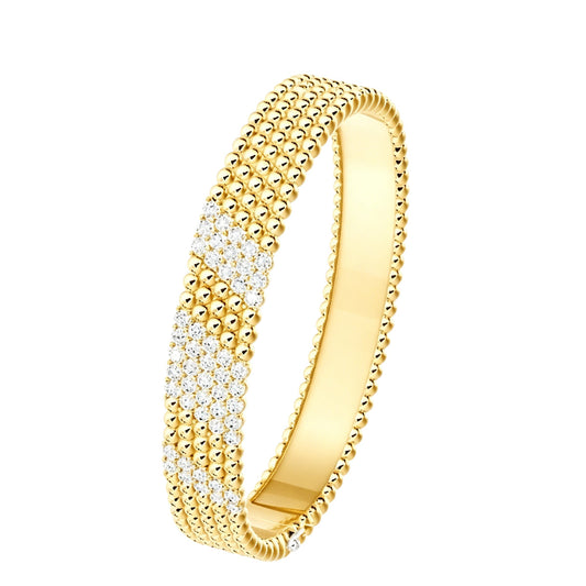 [CharmAmor]Five-row diamond bracelet