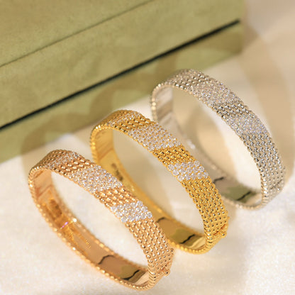 [CharmAmor]Five-row diamond bracelet