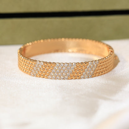 [CharmAmor]Five-row diamond bracelet