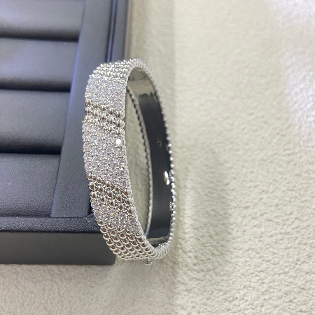 [CharmAmor]Five-row diamond bracelet