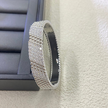 [CharmAmor]Five-row diamond bracelet
