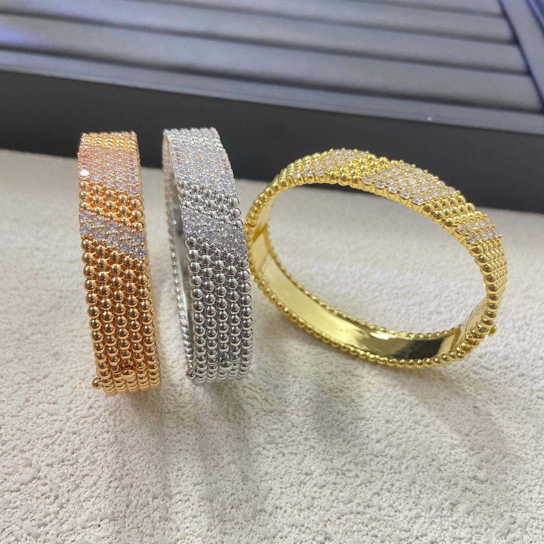 [CharmAmor]Five-row diamond bracelet