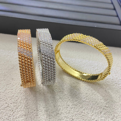 [CharmAmor]Five-row diamond bracelet