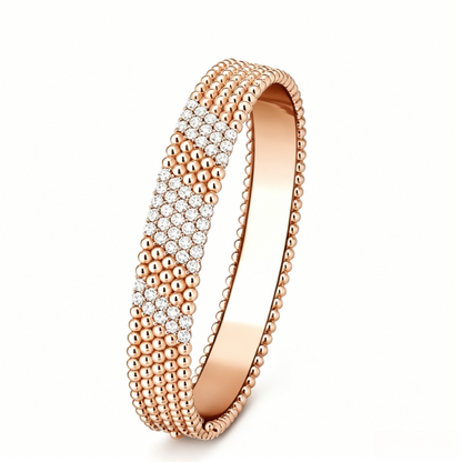 [CharmAmor]Five-row diamond bracelet