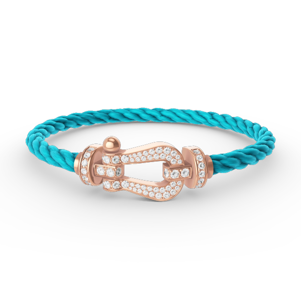 [CharmAmor]FORCE LARGE HORSESHOE FULL DIAMOND BRACELET ROSE GOLD