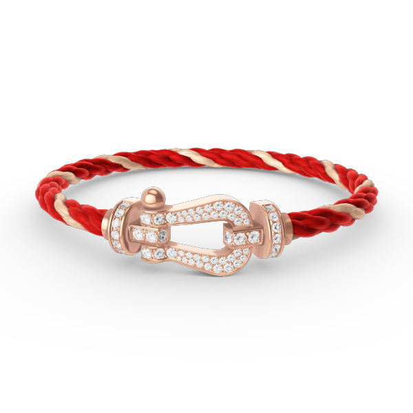 [CharmAmor]FORCE LARGE HORSESHOE FULL DIAMOND BRACELET ROSE GOLD
