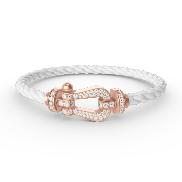 [CharmAmor]FORCE LARGE HORSESHOE FULL DIAMOND BRACELET ROSE GOLD