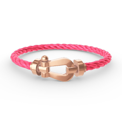 [CharmAmor]FORCE LARGE HORSESHOE NO DIAMOND BRACELET ROSE GOLD