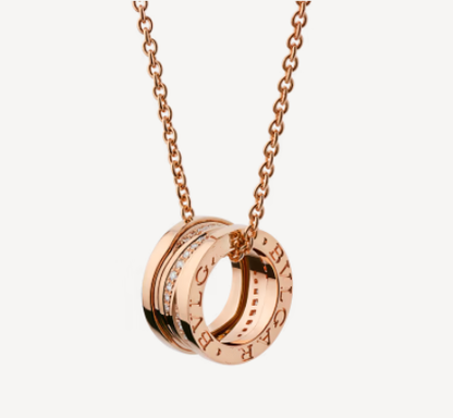 [CharmAmor]ZERO 1 PINK GOLD DIAMOND NECKLACE