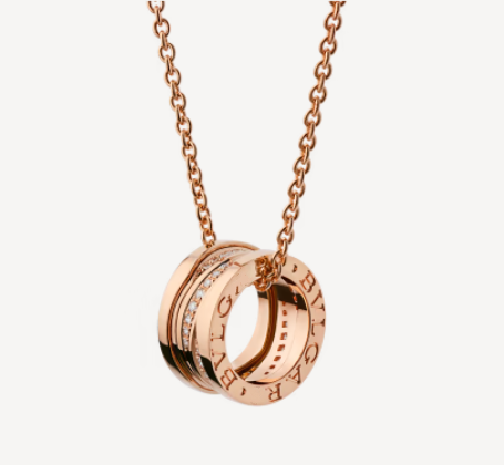 [CharmAmor]ZERO 1 PINK GOLD DIAMOND NECKLACE