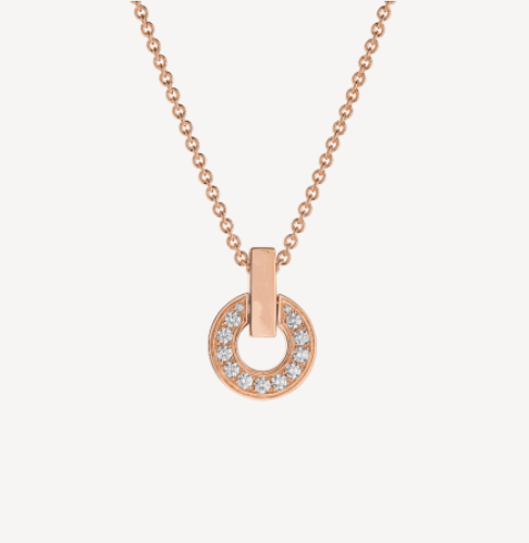 [CharmAmor]GARI NECKLACE PINK GOLD DIAMOND