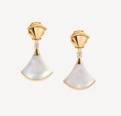 [CharmAmor]DREAM MOP 1 DIAMOND EARRINGS