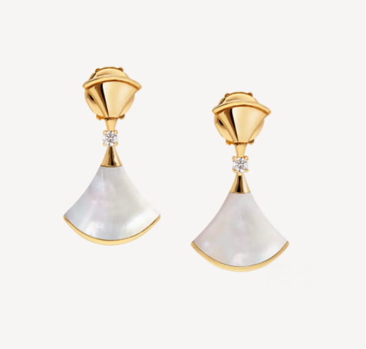 [CharmAmor]DREAM MOP 1 DIAMOND EARRINGS