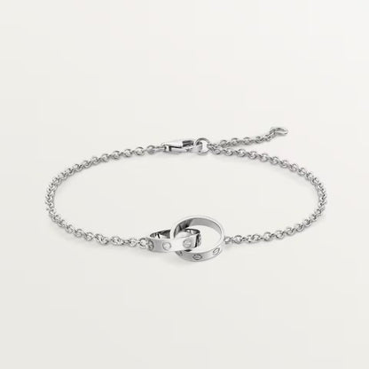 [CharmAmor]LOVE BRACELET DOUBLE RING