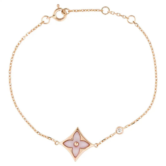 [CharmAmor]STAR 1 DIAMOND PINK GOLD BRACELET