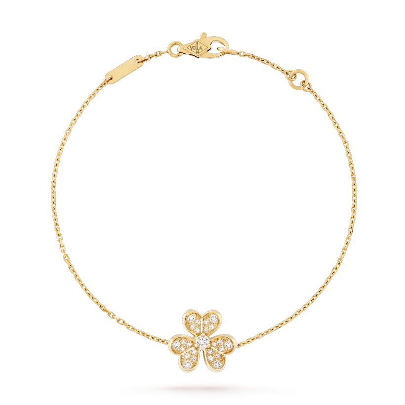 [CharmAmor]FRIVOLE GOLD FLOWER DIAMOND BRACELET