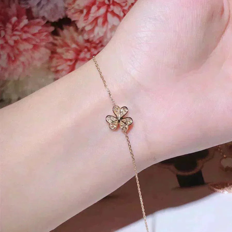 [CharmAmor]FRIVOLE GOLD FLOWER DIAMOND BRACELET
