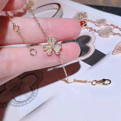[CharmAmor]FRIVOLE GOLD FLOWER DIAMOND BRACELET