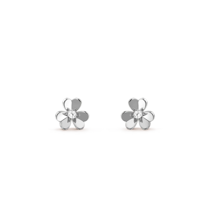 [CharmAmor]FRIVOLE MINI SILVER FLOWER EARRINGS