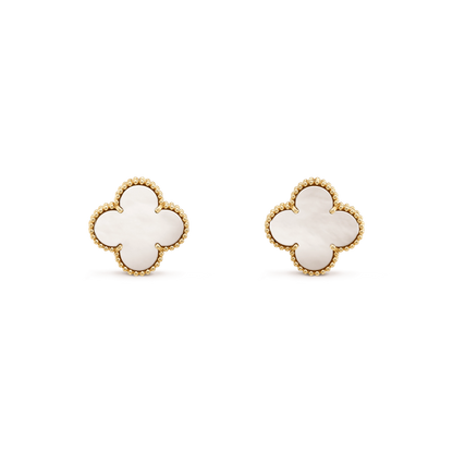 [CharmAmor]CLOVER MINI GOLD EARRINGS
