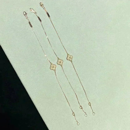 [CharmAmor]CLOVER SINGLE FLOWER BRACELET
