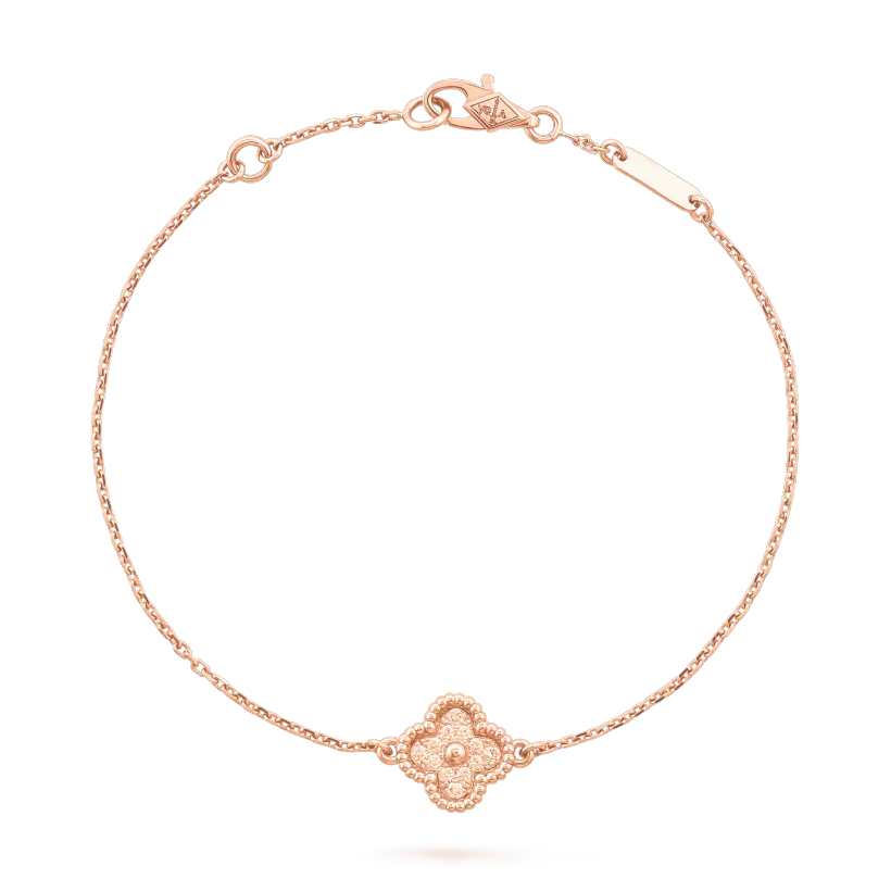 [CharmAmor]CLOVER SINGLE FLOWER BRACELET