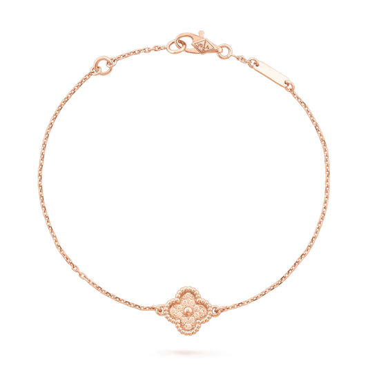 [CharmAmor]CLOVER SINGLE FLOWER BRACELET