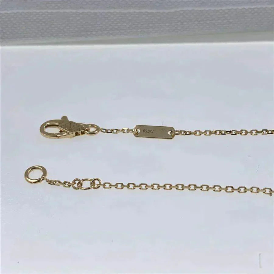 [CharmAmor]CLOVER  CARNELIAN SINGLE FLOWER BRACELET