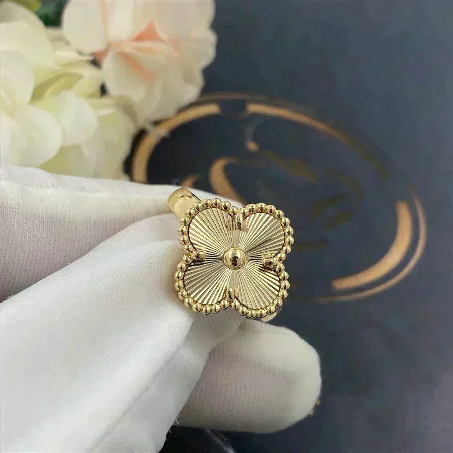 [CharmAmor]CLOVER GOLD RING