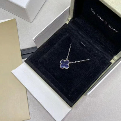 [CharmAmor]CLOVER 15MM PIETERSITE NECKLACE SILVER