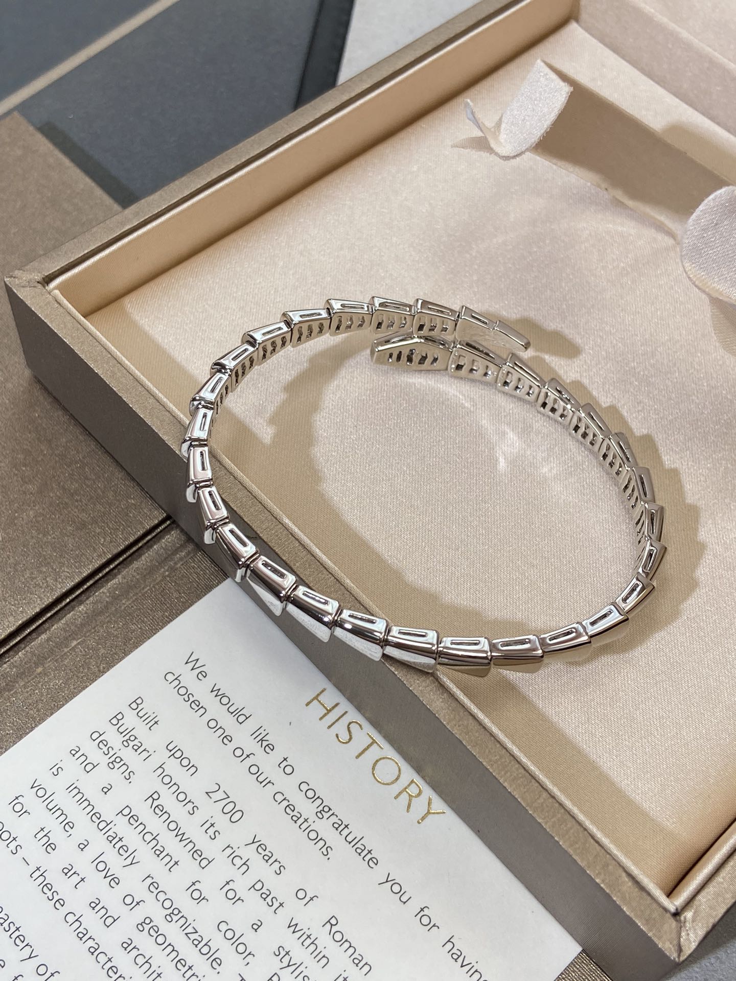 [CharmAmor]SERPENTI VIPER SILVER BRACELET