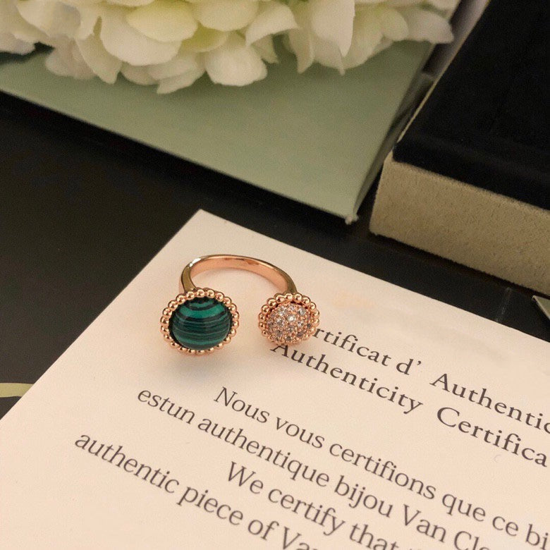 [CharmAmor]PERLEE COULEURS DIAMOND ROSE GOLD BETWEEN THE FINGER RING