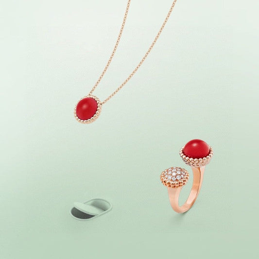 [CharmAmor]PERLEE COULEURS DIAMOND ROSE GOLD BETWEEN THE FINGER RING