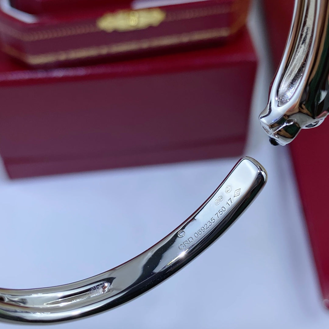 [CharmAmor]PANTHERE SILVER OPEN BRACELET